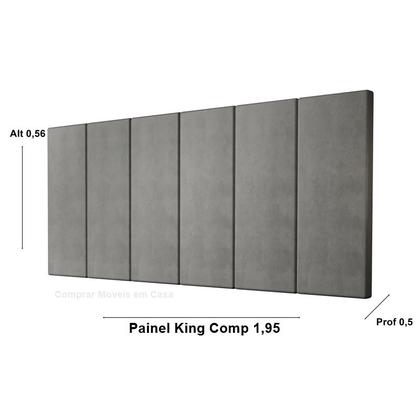 Imagem de Painel Cabeceira Cama Box King 1,95 Million Plus Cores - Comprar moveis para sua casa