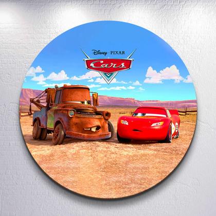 Imagem de Painel Capas Mini 150x150 Corrida de Carros Festa 50x50 Redondo Sublimada Estilo Infantil Decoração