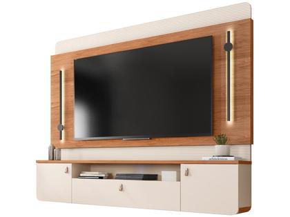 Imagem de Painel Com Led Para Tv até 75 Polegadas Cinza Dali Caemmun