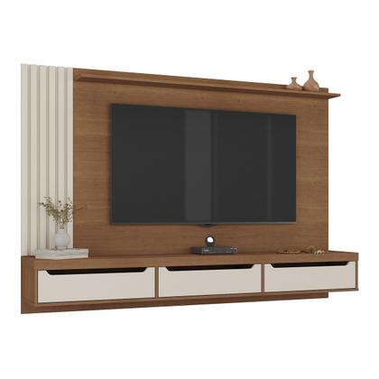 Imagem de Painel com Suporte para TV até 75 Polegadas 3 Gavetas Multimóveis CR45317