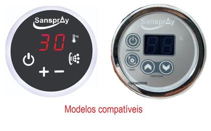 Imagem de Painel Controle comando Aquecedor Sanspray 3f Funcoes