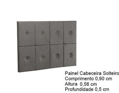 Imagem de Painel de Cama Box Solteiro 0,90 Captone Suzane Ferari Cores - Compra Moveis em casa