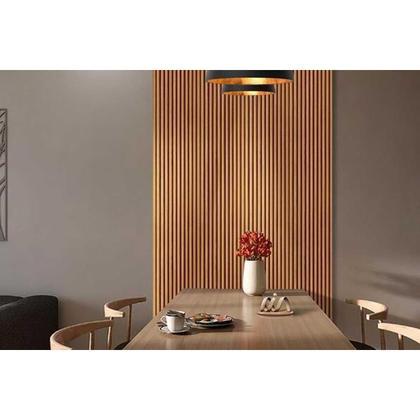 Imagem de Painel de Cozinha Ripado 0.4 Modular Placa/Regua Parede 039x250cm Nature Fosco - Linea Brasil