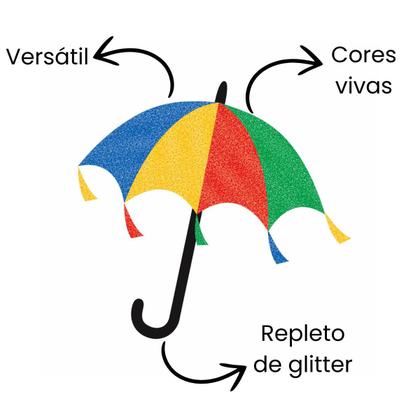 Imagem de Painel de decoração guarda chuva de frevo carnaval