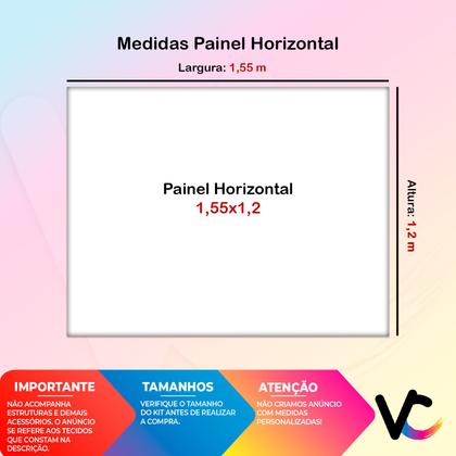 Imagem de Painel de Festa Horizontal 1,55 X 1,20 - Batizado Anjinho Branco 003