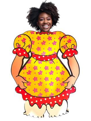 Imagem de Painel de Festa Junina para tirar foto Vestido Caipira 55cm