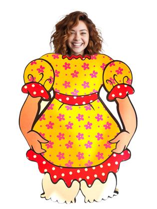 Imagem de Painel de Festa Junina para tirar foto Vestido Caipira 55cm