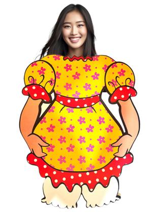 Imagem de Painel de Festa Junina para tirar foto Vestido Caipira 55cm