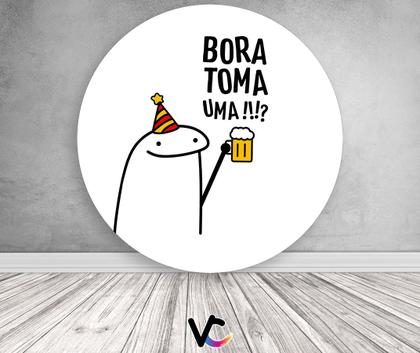 Imagem de Painel De Festa Redondo 1,50x1,50 - Flork Bento Cake Cerveja Beer 011