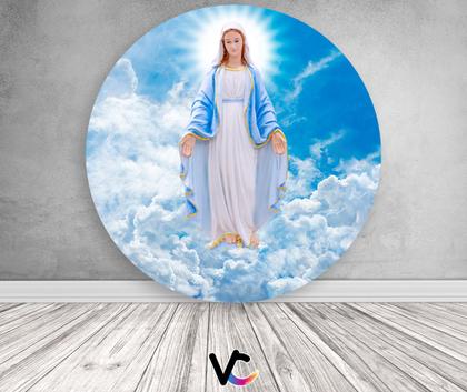 Imagem de Painel De Festa Redondo 1,50x1,50 - Nossa Senhora Das Graças 017
