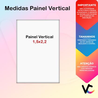 Imagem de Painel De Festa Vertical 1,50 x 2,20 - 15 Anos Princesa Azul Esverdeado 160