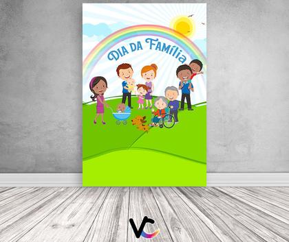Imagem de Painel De Festa Vertical 1,50 x 2,20 - Dia da Família no Parque 065
