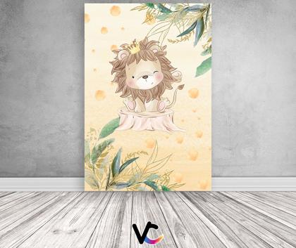 Imagem de Painel De Festa Vertical 1,50 x 2,20 -  Leaozinho Folhagens 026