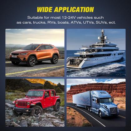 Imagem de Painel de interruptores Nilight 3 Gang 12V impermeável com luz LED azul