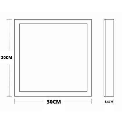 Imagem de Painel de Led Taschibra Frameless Quadrado Sobrepor 48W Bivolt