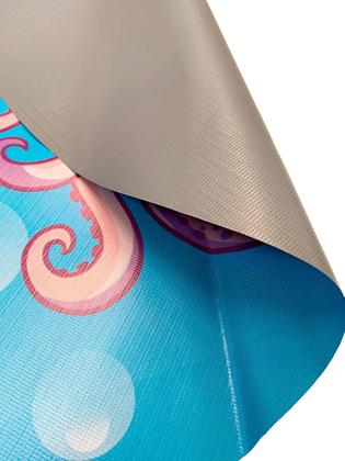 Imagem de Painel de Lona Redondo Feliz Dia das Mães Rosas Vermelhas Formas Douradas