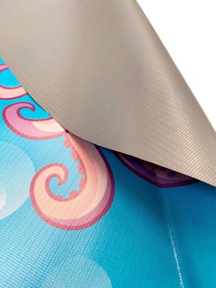 Imagem de Painel de Lona Redondo Feliz Dia das Mães Rosas Vermelhas Formas Douradas