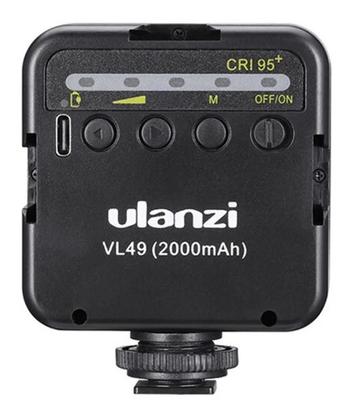 Imagem de Painel de luz led Ulanzi Vl49 cor branca fria com estrutura classic black