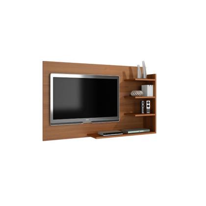Imagem de Painel de Parede para Tv Sala Elegante 4 Prateleira Cinamomo