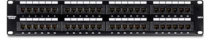 Imagem de Painel de patch TRENDnet TC-P48C6 48 portas Cat6 não blindado preto