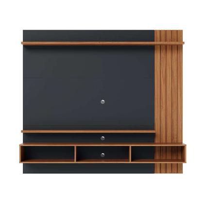 Painel de TV até 70 Polegadas Juriti Noce Milano e Preto - Colibri Imagem de Painel de TV até 70 Polegadas Juriti Noce Milano e Preto