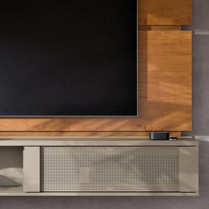 Imagem de Painel De Tv Até 75 Polegadas Home Suspenso Dom Para Sala E Quarto Möbler