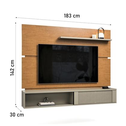 Imagem de Painel De Tv Até 75 Polegadas Home Suspenso Dom Para Sala E Quarto Möbler