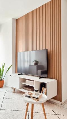 Imagem de Painel de TV Ripado Versátil 01 unid. 2,70m x 1,10m larg.