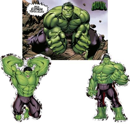 Imagem de Painel Decoração Festa Hulk 64cm x 45cm