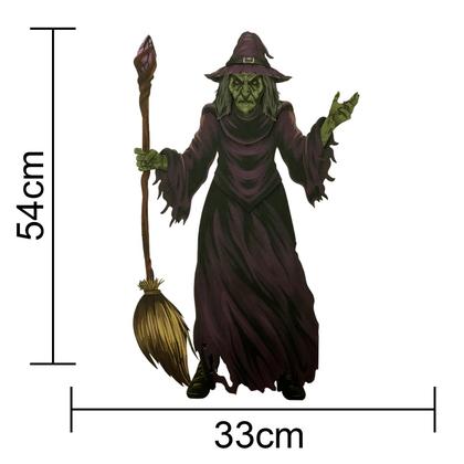 Imagem de Painel Decoração Halloween Festa Horripilante - Bruxa 54cm