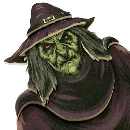 Imagem de Painel Decoração Halloween Festa Horripilante - Bruxa 54cm