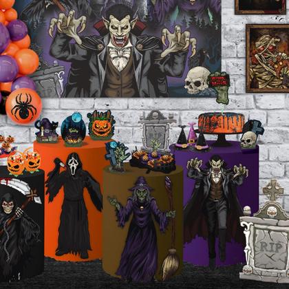 Imagem de Painel Decoração Halloween Festa Horripilante - Bruxa 54cm