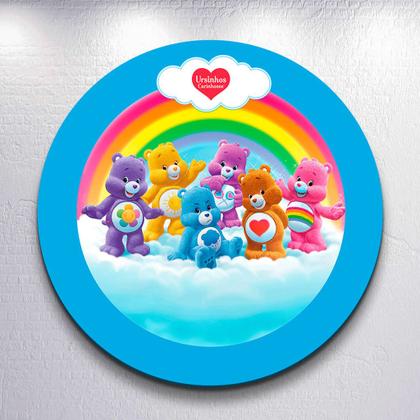 Imagem de Painel Decoração Infantil Redondo Ursinhos Fofinhos Capas De Festa Estampa Veste Fácil Tamanhos Gra