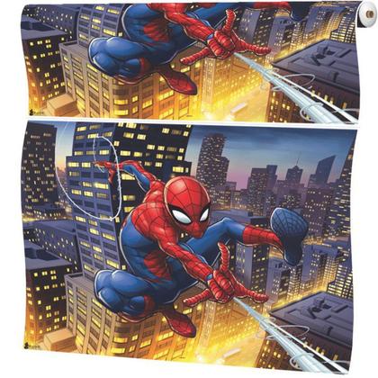 Imagem de Painel decoração TNT GIGANTE 1,40m festa Homem Aranha