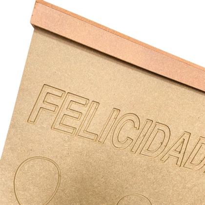 Imagem de Painel Decorativo Felicidades Em Mdf Cru Para Aniversários