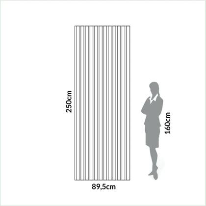 Imagem de Painel Decorativo Ripado Desing Moderno MDF 90cm Móvel na Caixa