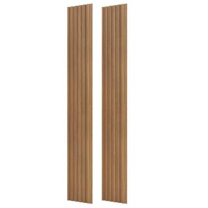 Imagem de Painel Decorativo Ripado MDF em Barra 89,5x250cm (2,24m²) PA74 Pradel Móveis