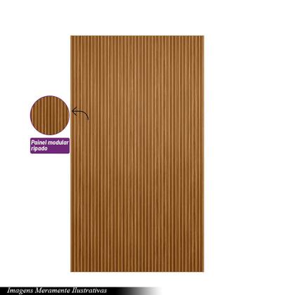 Imagem de Painel Decorativo Ripado para Parede Mahalo 140x250 MDP Nature G77 - Gran Belo