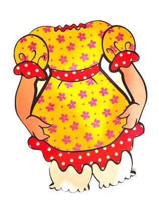 Imagem de Painel decorativo vestido caipira - festa junina - com 01 un
