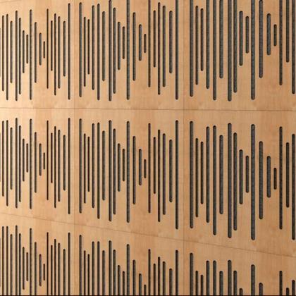 Imagem de Painel Difusor Acústico com Espuma Wave MDF Cr - 01 Placa