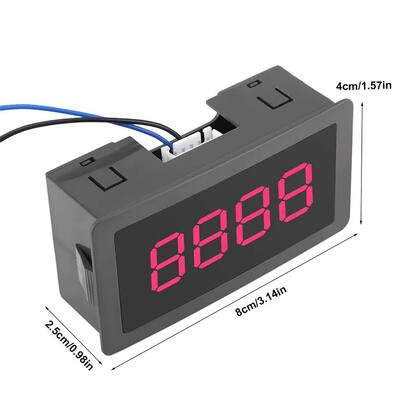 Imagem de Painel Digital Contador Medidor, Cabo, DC Display Led, 4 Dig