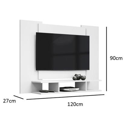 Imagem de Painel EJ Para Até 48 Polegadas Com Prateleira Branco