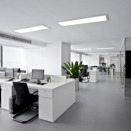 Imagem de Painel Embutir Backlight LED Retangular 50W 4K Facho 120 IP20 Bivolt 122x32x3cm RLT24504BCV2 Bronze