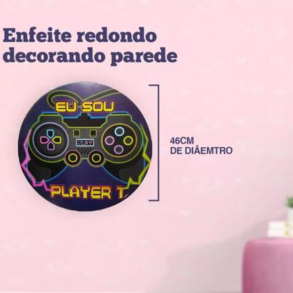 Imagem de Painel Enfeite Festa Video Game Decoração Mesa/parede Piffer Festas - Inspire sua Festa Loja