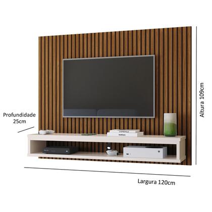 Imagem de Painel Estante Home para Tv Smart 43 42 50 55 Polegadas Prateleira Sala Quarto