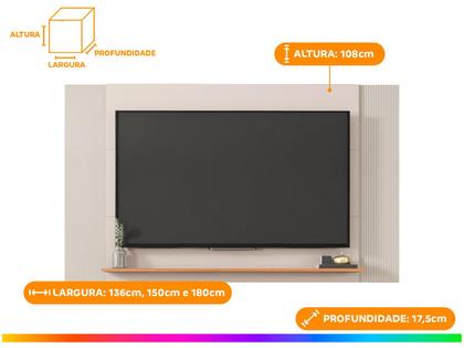 Imagem de Painel Extensível para TV até 65 Polegadas Mondrian Caemmum