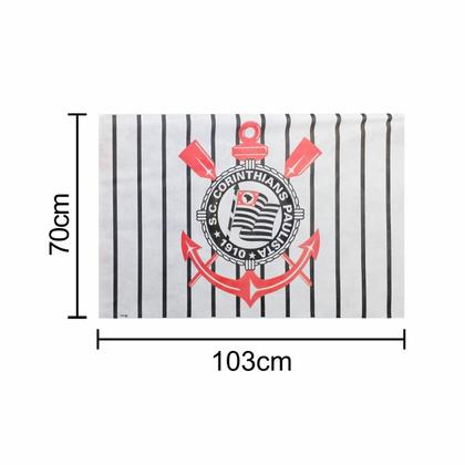 Imagem de Painel Festa Corinthians Decoração Aniversário completo 1m