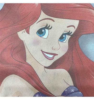 Imagem de Painel Festa Infantil em TNT A Pequena Sereia Ariel para Aniversário