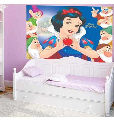 Imagem de Painel Festa Infantil em TNT Branca de Neve Para Aniversário