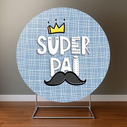 Imagem de Painel Festa Redondo C/ Elástico 1,50m Dia Dos Pais